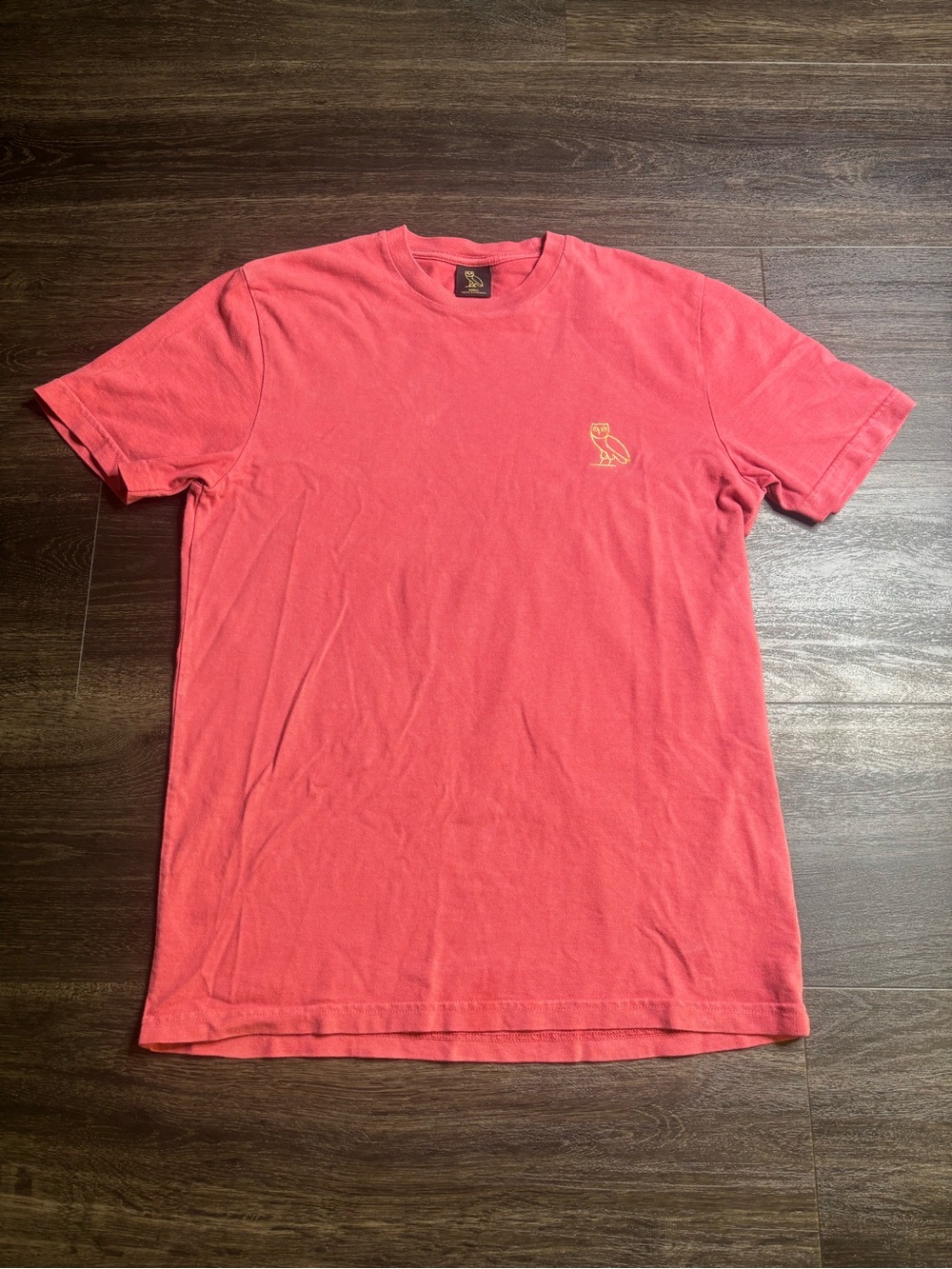 Drake OVO Garment Dye Shirt Red Size Small